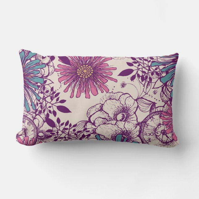 Coussin Rectangle Jardin d'agrément (Recto)