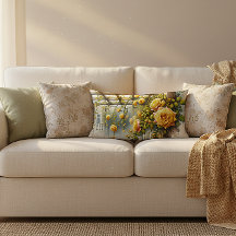 Jardin d'aquarelle de Roses Jaunes