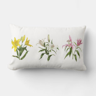 Coussin Rectangle Jardin de lys de printemps