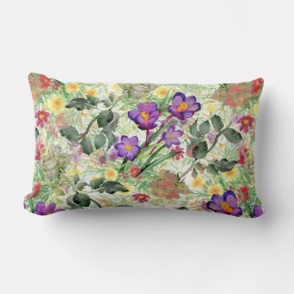 Coussin Rectangle Jardin d'été fleuri