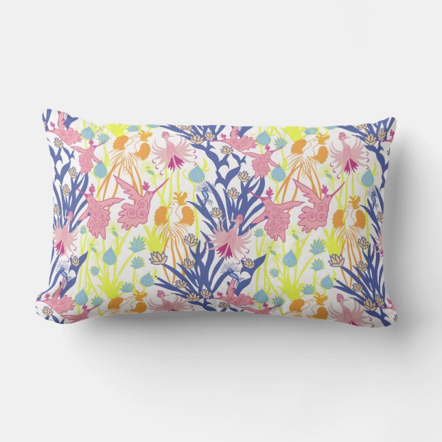 Coussin Rectangle Jardin surréaliste (Recto)