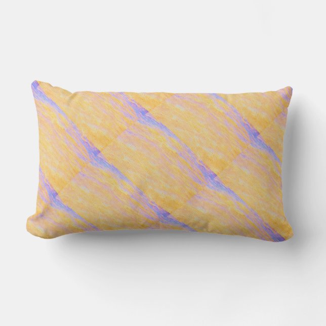 Coussin Rectangle Jaune de sable (Recto)