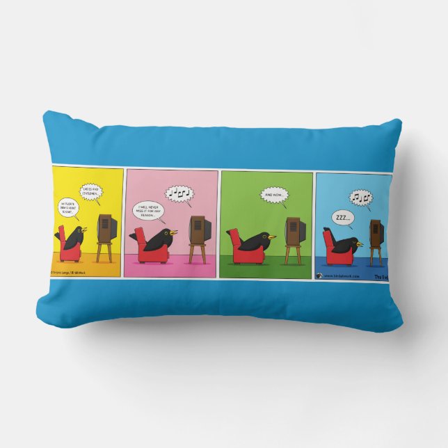 Coussin Rectangle Je ne dormirai jamais de la bande dessinée (Recto)