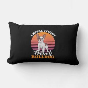 Coussin Rectangle Je Parle Fluent French Bulldog Frenchie Clos Cadea