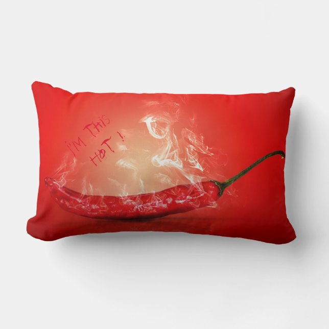 Coussin Rectangle Je suis ce chic chili (Recto)