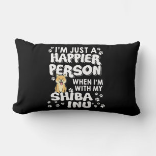 Coussin Rectangle Je suis juste une personne heureuse quand il avec