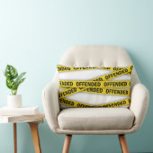 Coussin Rectangle Je suis offensé que la police ne croise pas (Chaise)