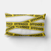 Coussin Rectangle Je suis offensé que la police ne croise pas (Recto)