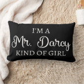 Coussin Rectangle Je suis une fille du genre Mr Darcy (Couverture)