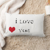 Coussin Rectangle Je t'aime (Couverture)