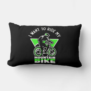 Coussin Rectangle Je Veux Faire Le Tour De Mon Vélo De Montagne