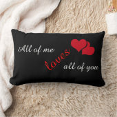 Coussin Rectangle Je vous aime tous (Couverture)