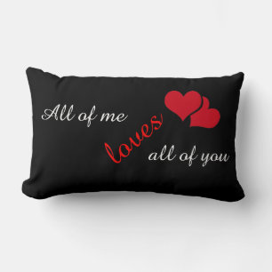 Coussin Rectangle Je vous aime tous