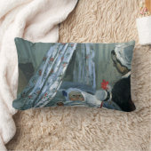 Coussin Rectangle Jean Monet dans son berceau par Claude Monet (Couverture)