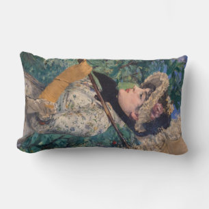 Coussin Rectangle Jeanne (Printemps) Par Édouard Manet