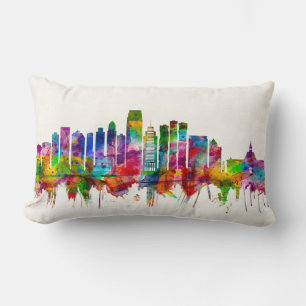 Coussin Rectangle Jersey City New Jersey Skyline