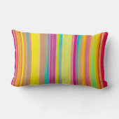 Coussin Rectangle Jeter Bande D'Oreiller Colorée (Verso)