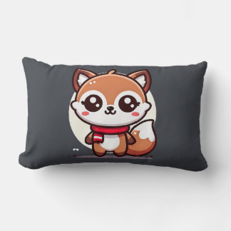 Coussin Rectangle Jeter l'oreiller - Kawaii Fox