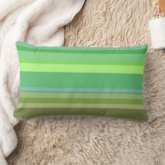 Coussin Rectangle Jeter l'oreiller vert bande (Couverture)