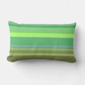 Coussin Rectangle Jeter l'oreiller vert bande (Recto)