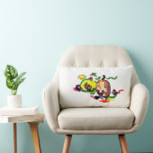 Coussin Rectangle Jeu d'automne à cinq mouches (Chaise)