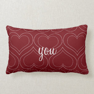 Coussin Rectangle Jeu de propositions d'oreiller à projeter Marry Me