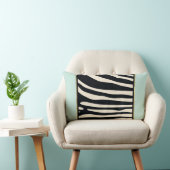 Coussin Rectangle Jeu d'impression Zebra (Chaise)