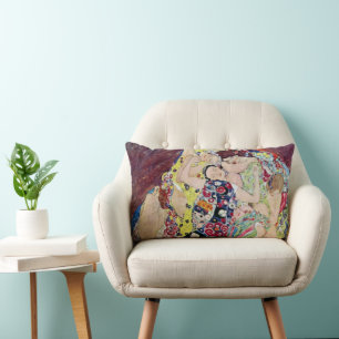 Coussin Rectangle Jeune fille (Vierge), Gustav Klimt, Art Nouveau vi