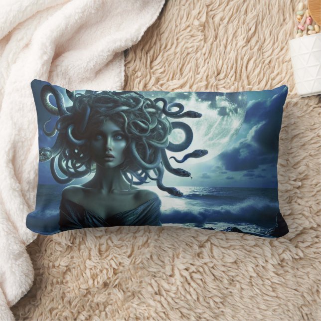 Coussin Rectangle Jeune Méduse jolie par la Lune & l'Océan (Couverture)