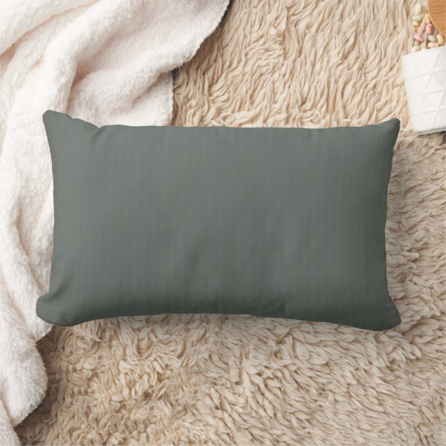 Coussin Rectangle Joli bleu vert simple rayé (Couverture)