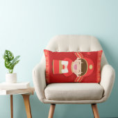 Coussin Rectangle Joli Décor de Mariage Traditionnel Chinois pour le (Chaise)