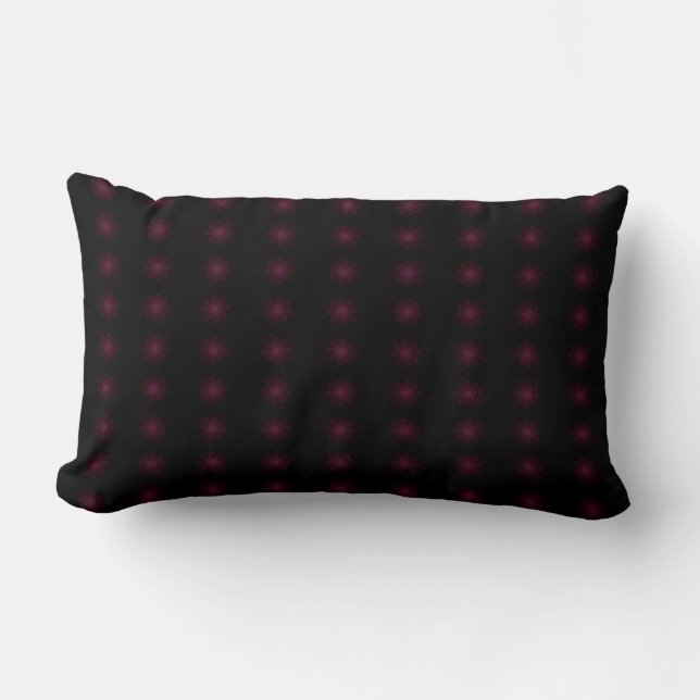 Coussin Rectangle Joli en noir (Recto)