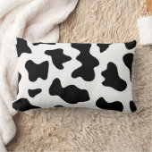 Coussin Rectangle joli imprimé noir et blanc de vaches laitières de  (Couverture)