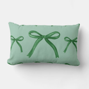 Coussin Rectangle Joli motif à arc vert élégant