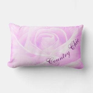 Coussin Rectangle Joli Pale Purple Rose Country Design chic