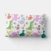Coussin Rectangle Joli Petit Dino Tout-Petit (Verso)