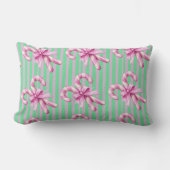 Coussin Rectangle Joli Vert violet rose Sucre de canne Noël (Recto)