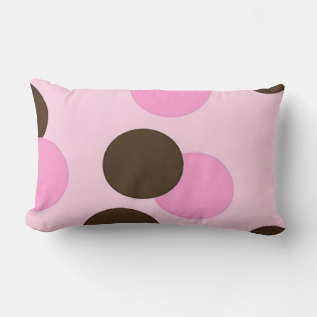 COUSSIN RECTANGLE JOLIE DANS LA COLLECTION À PETITS POIS (Recto)