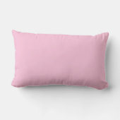 Coussin Rectangle Jolie écriture rose Emily Typographie (Verso)