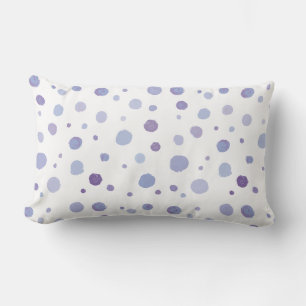 Coussin Rectangle Jolie œuvre d'art à points avec des coups de pince