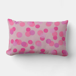 Coussin Rectangle jolis pois roses