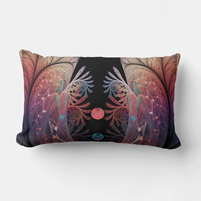 Coussin Rectangle Jonglage Abstrait Moderne Fantaisie Art Fractal (Recto)