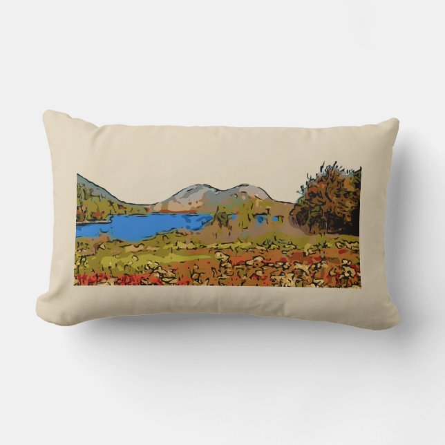 Coussin Rectangle JORDAN Pond (Recto)