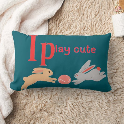 Coussin Rectangle Jouer mignon (Couverture)