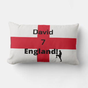 Coussin Rectangle Joueur de football anglais personnalisable