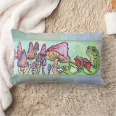Coussin Rectangle Journal de la grenouille du livre d'histoire (Couverture)