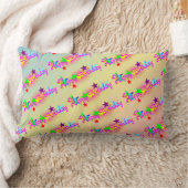Coussin Rectangle Joyeux anniversaire et étoiles - (Couverture)