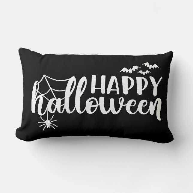 Coussin Rectangle Joyeux Halloween (Recto)