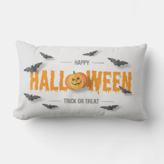 Coussin Rectangle Joyeux Halloween Trick ou Treat