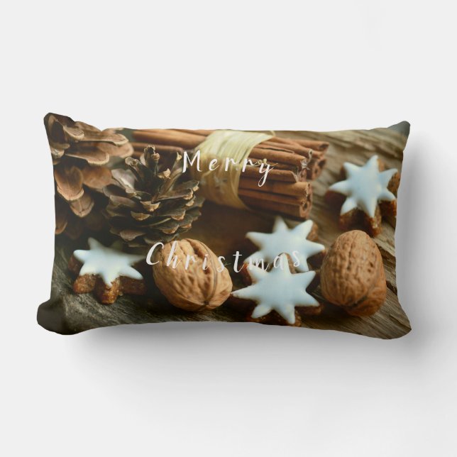 Coussin Rectangle Joyeux Noël (Recto)